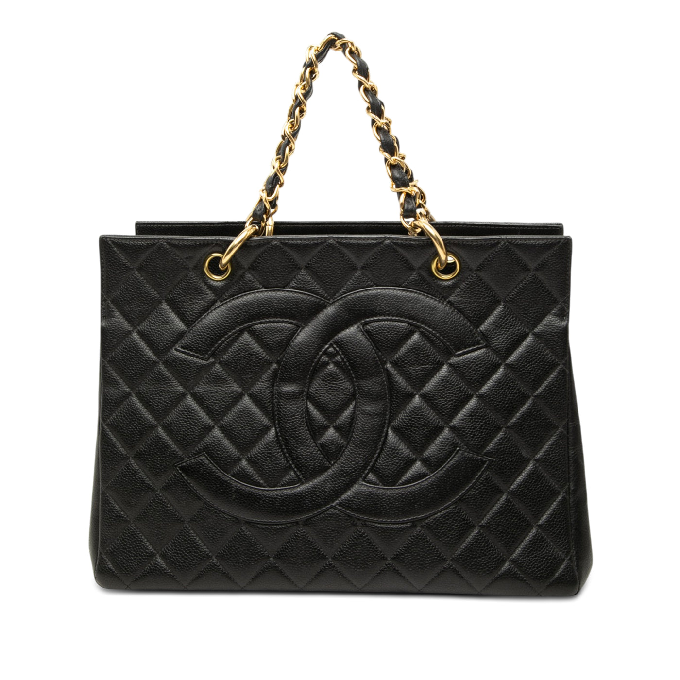 Grand CC Caviar Timeless Shopping Tote - Image 1
