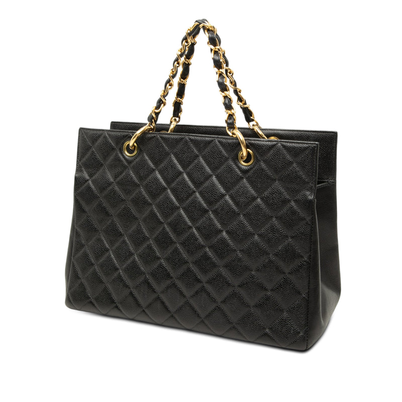Grand CC Caviar Timeless Shopping Tote - Image 2