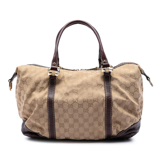 GG Canvas Horsebit Nail Boston Bag - Image 1