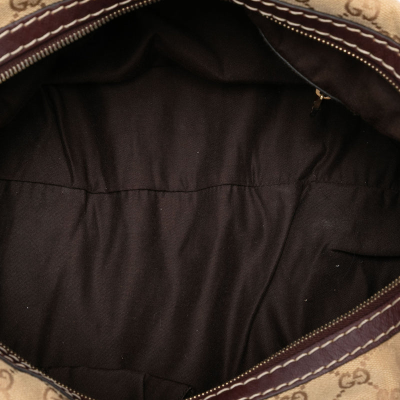 GG Canvas Horsebit Nail Boston Bag - Image 4