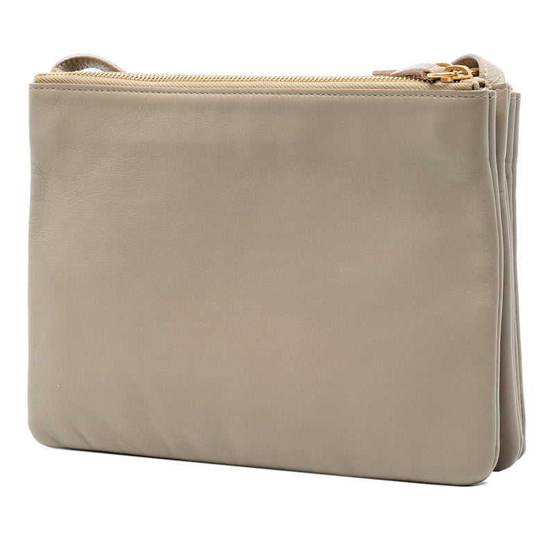 Large Lambskin Trio Crossbody - Image 2