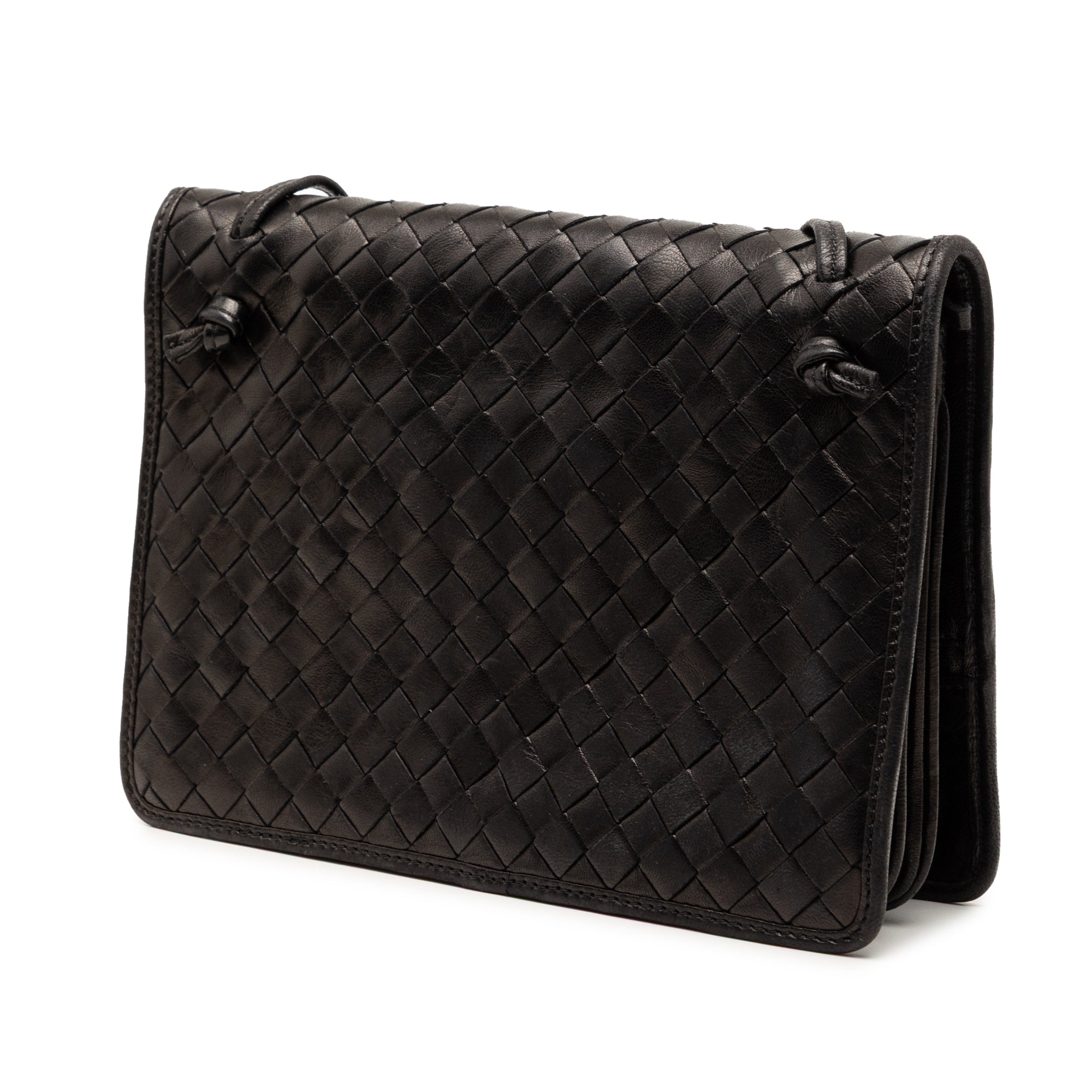 Nappa Intrecciato Flap Crossbody - Image 2