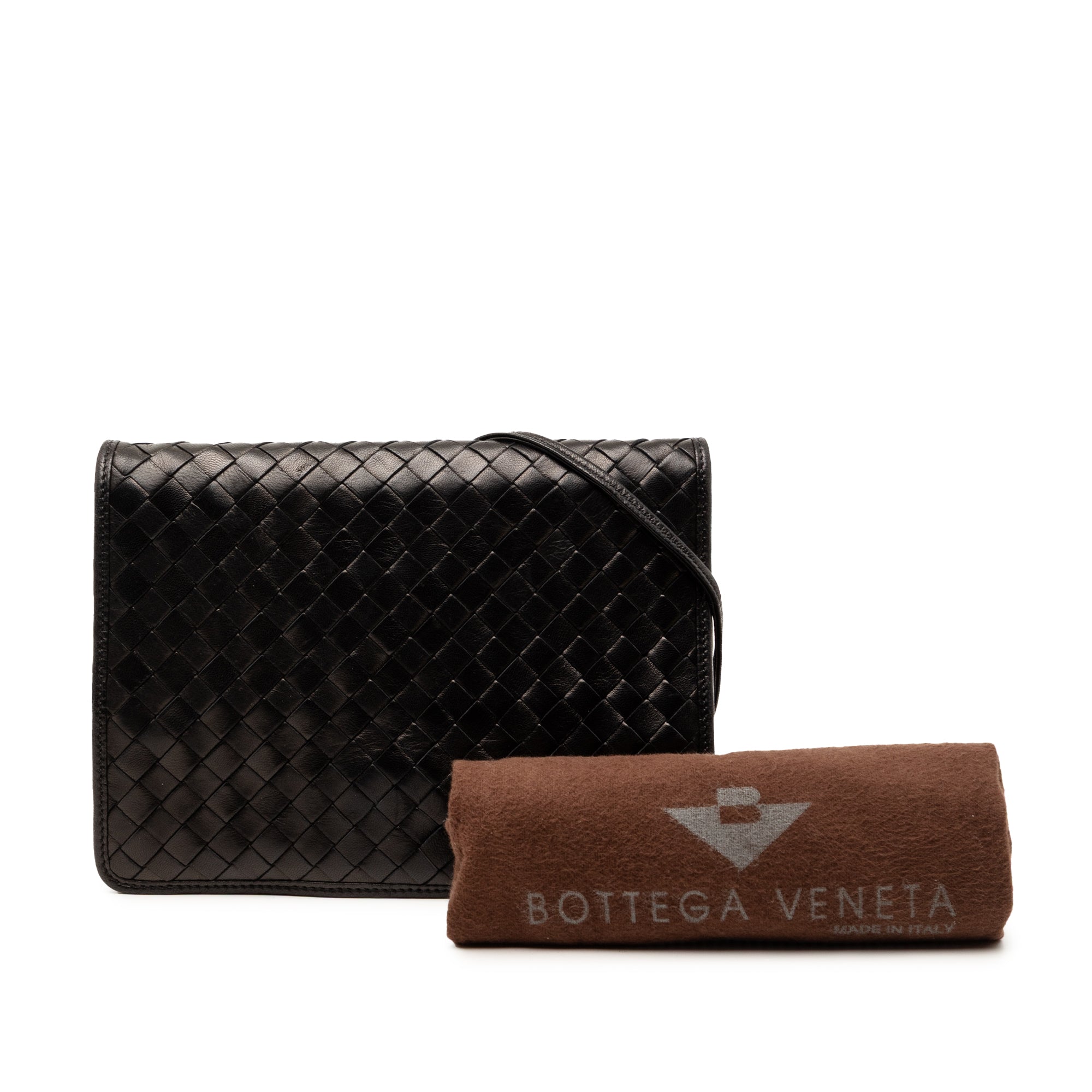 Nappa Intrecciato Flap Crossbody - Image 8