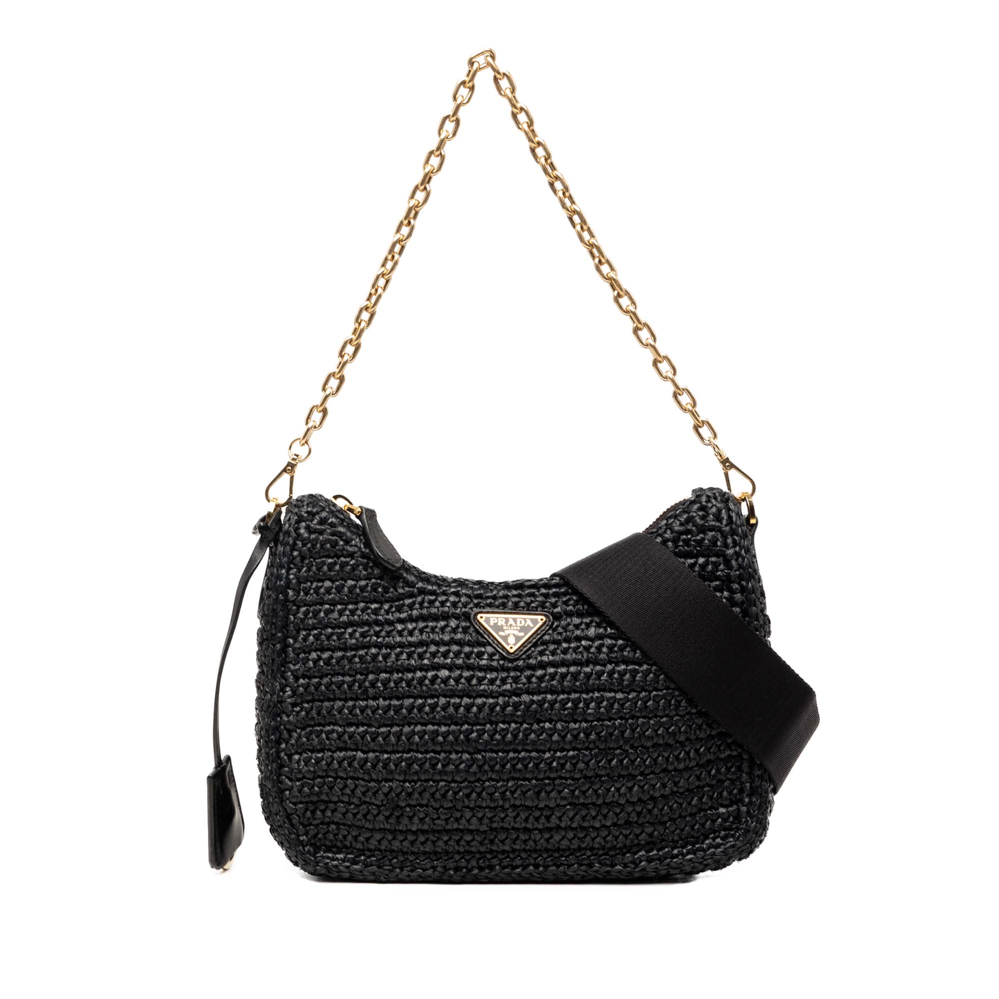 Yarn Effect Raffia Crochet Re Edition 2005 Satchel - Image 1