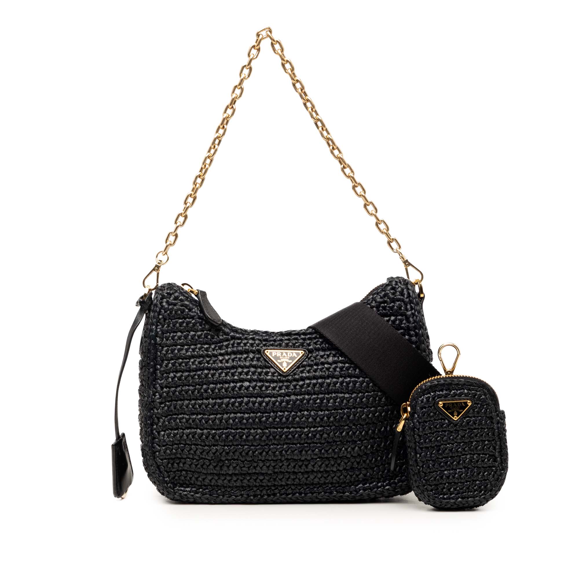 Yarn Effect Raffia Crochet Re Edition 2005 Satchel - Image 7