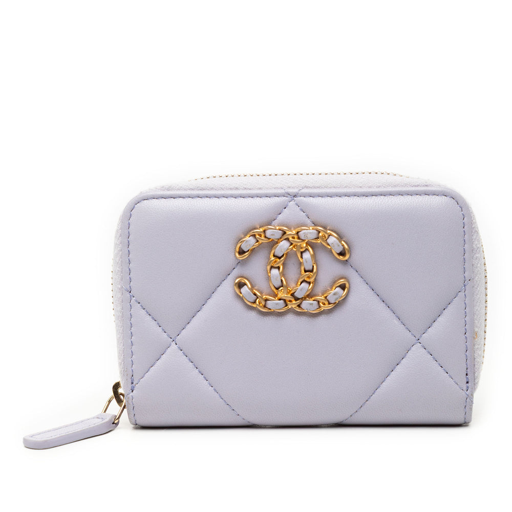 Quilted Lambskin 19 Zip Around Coin Purse · HEWI