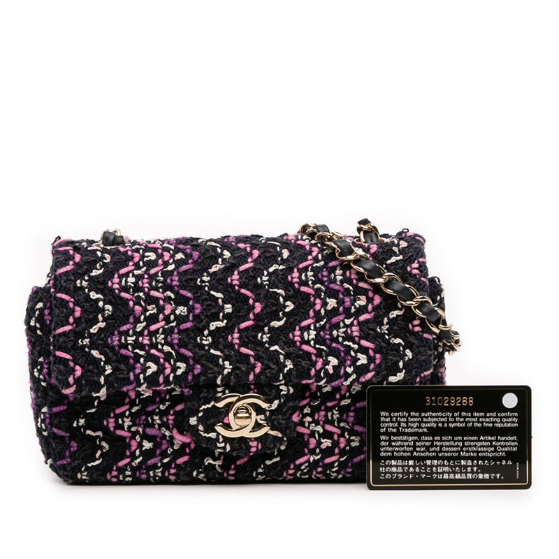 Mini Rectangular Classic Multicolor Cotton Stitched Single Flap - Image 12