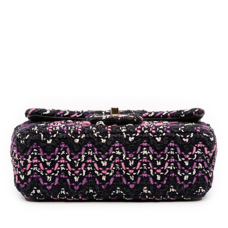 Mini Rectangular Classic Multicolor Cotton Stitched Single Flap - Image 3