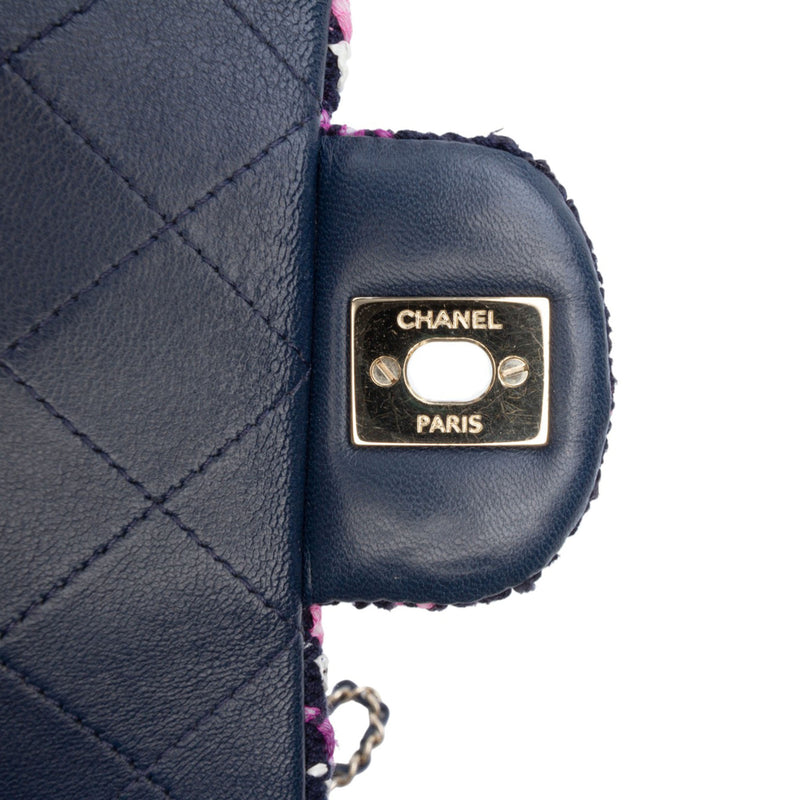 Mini Rectangular Classic Multicolor Cotton Stitched Single Flap - Image 7