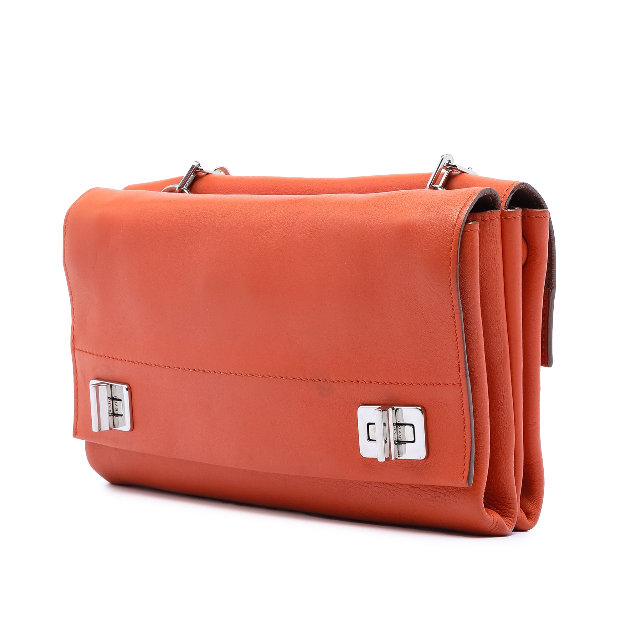 Soft Calf Double Turnlock Crossbody - Image 2
