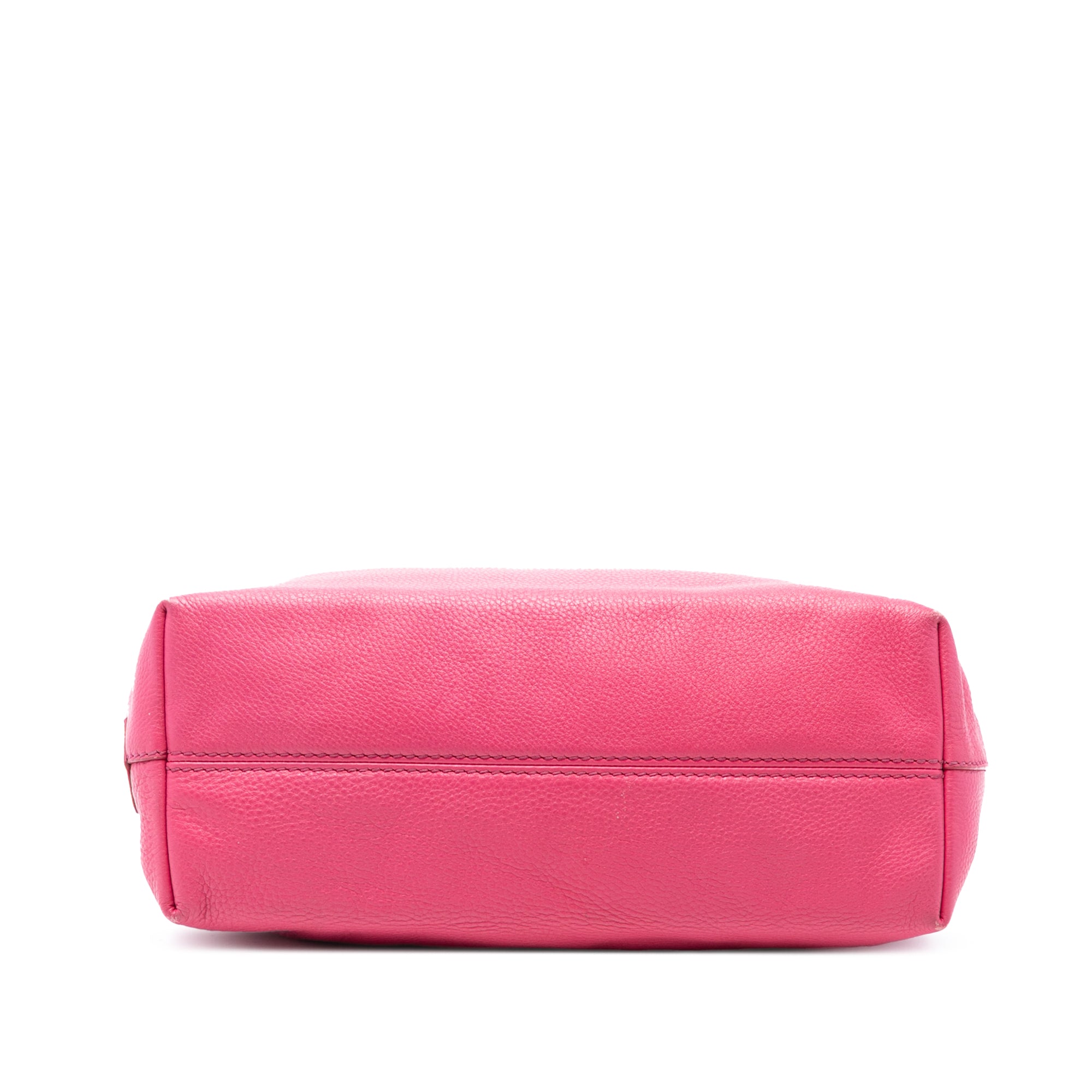 Vitello Daino Embossed Canapa Logo Open Convertible Tote - Image 3