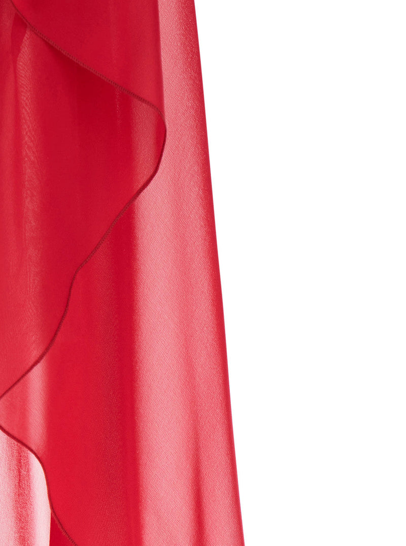 Antonelli Herve Scarf — Red Silk Scarfs