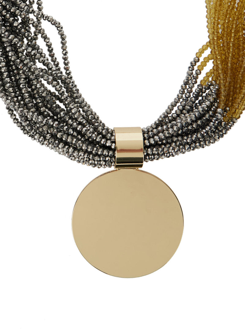 Antonelli Damian Necklace — Gold Glass Necklaces