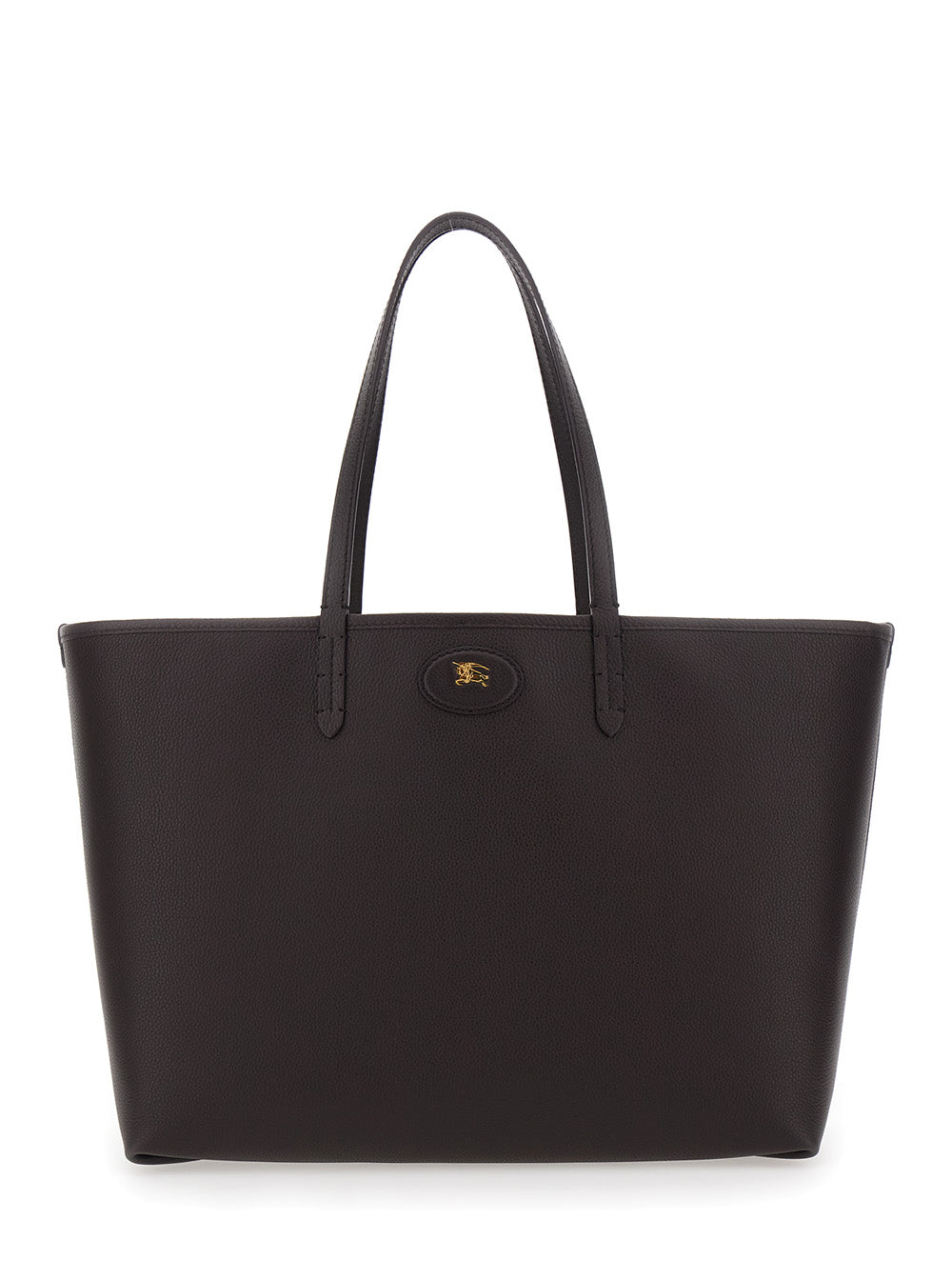 Burberry Reversible Leather Tote Bag — Brown Calf