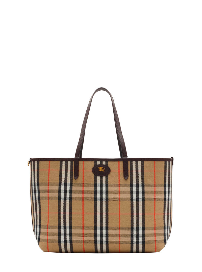 Burberry Reversible Leather Tote Bag — Brown Calf