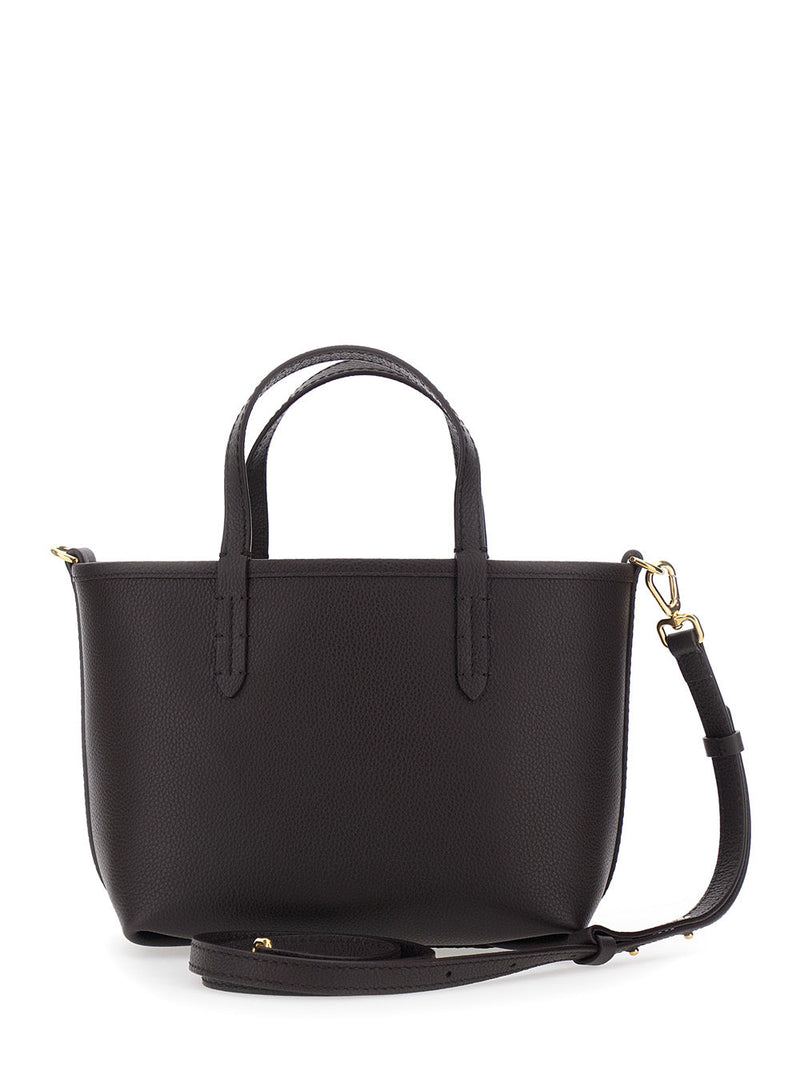 Burberry Reversible Calf Leather Tote Bag — Brown