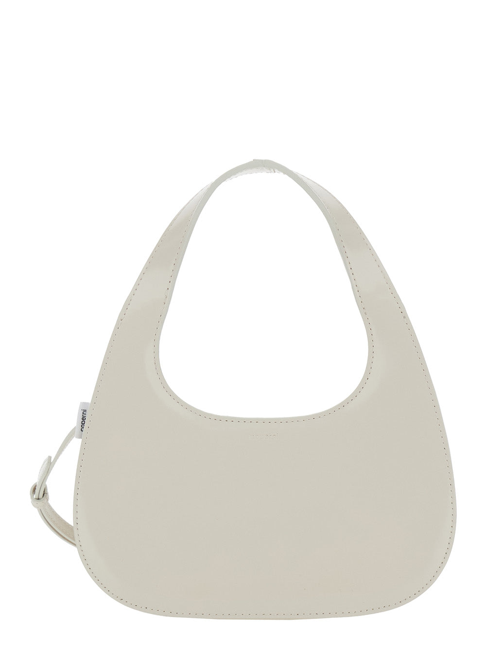 Coperni Slim Swipe Shoulder Bag — Beige Cowhide Leather