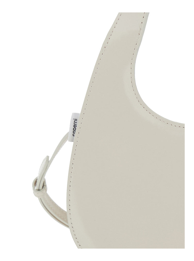Coperni Slim Swipe Shoulder Bag — Beige Cowhide Leather