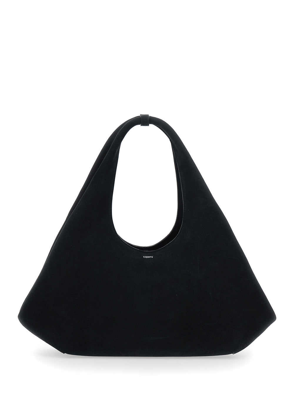 Coperni Suede Shoulder Bag — Black
