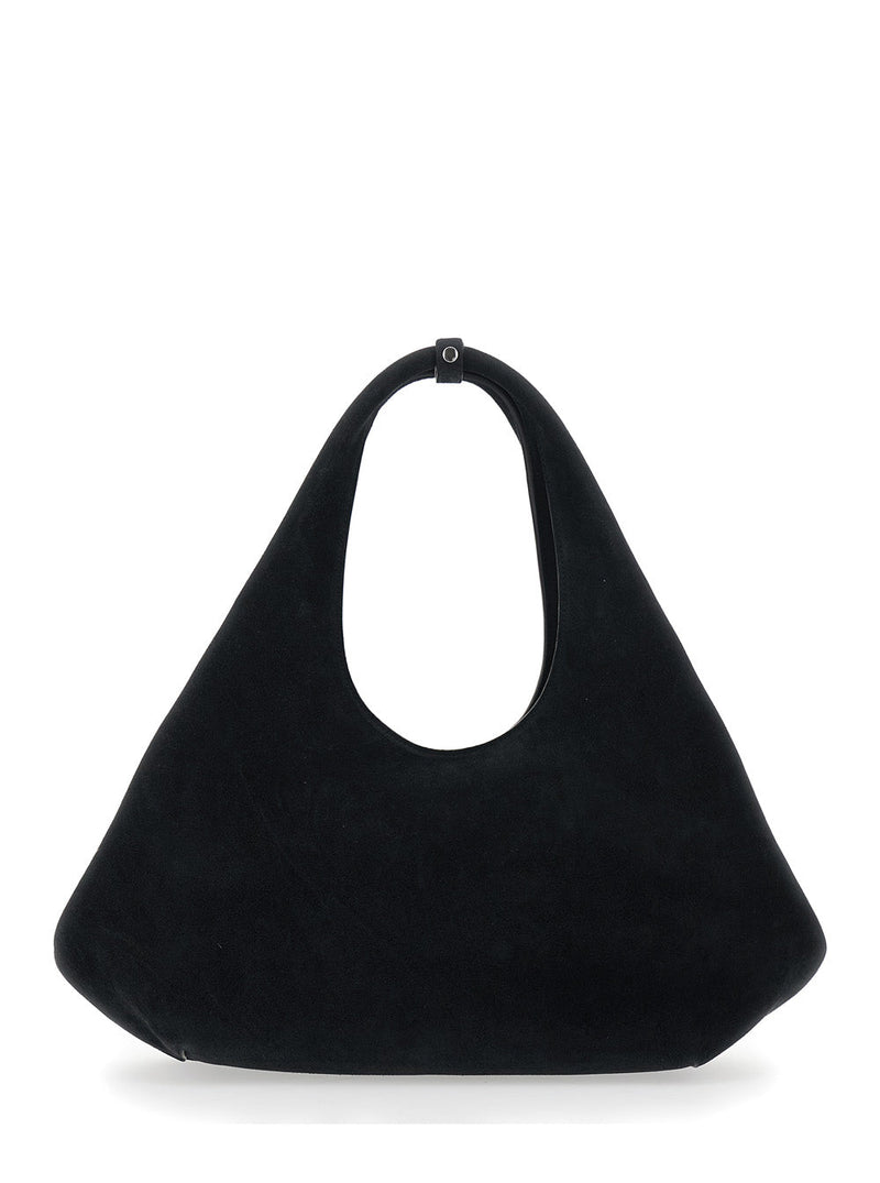 Coperni Suede Shoulder Bag — Black