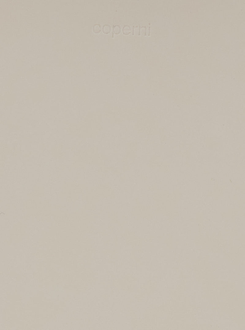 Coperni Heart Shoulder Bag — Beige Leather
