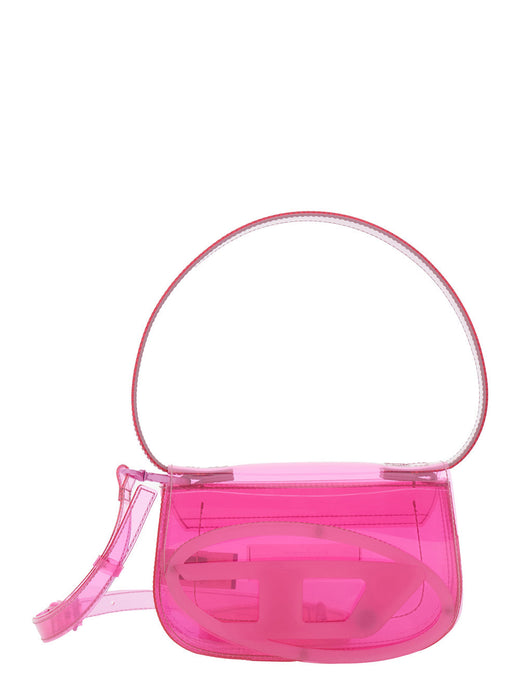 Diesel 1dr Shoulder Bag — Pink Thermoplastic Polyurethane