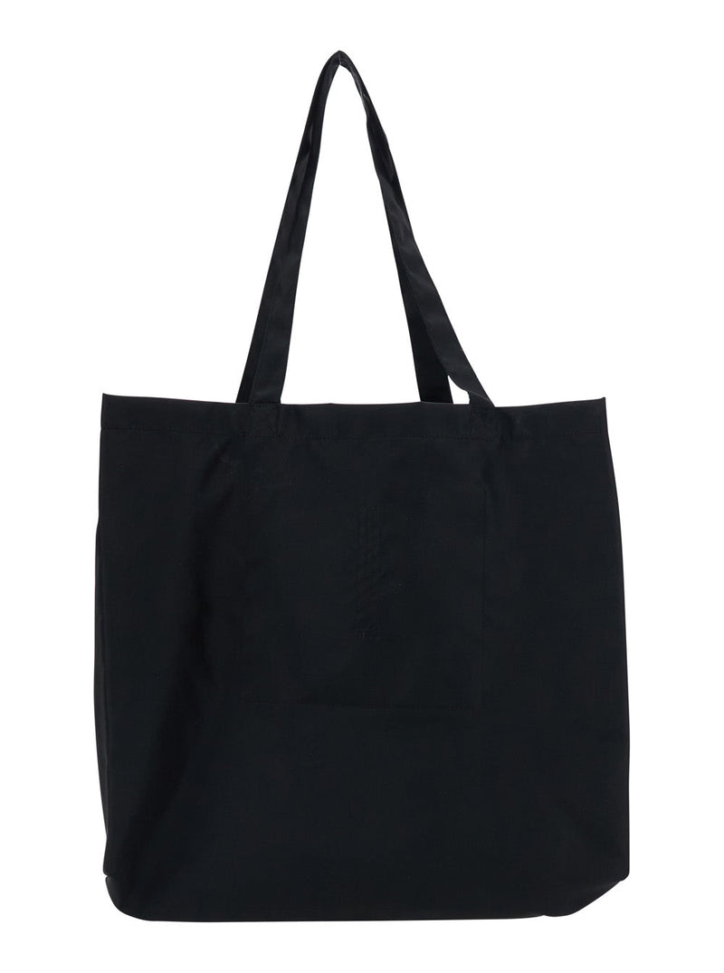 Rick Owens Logo-Embroidered Nylon Shoulder Bag — Black