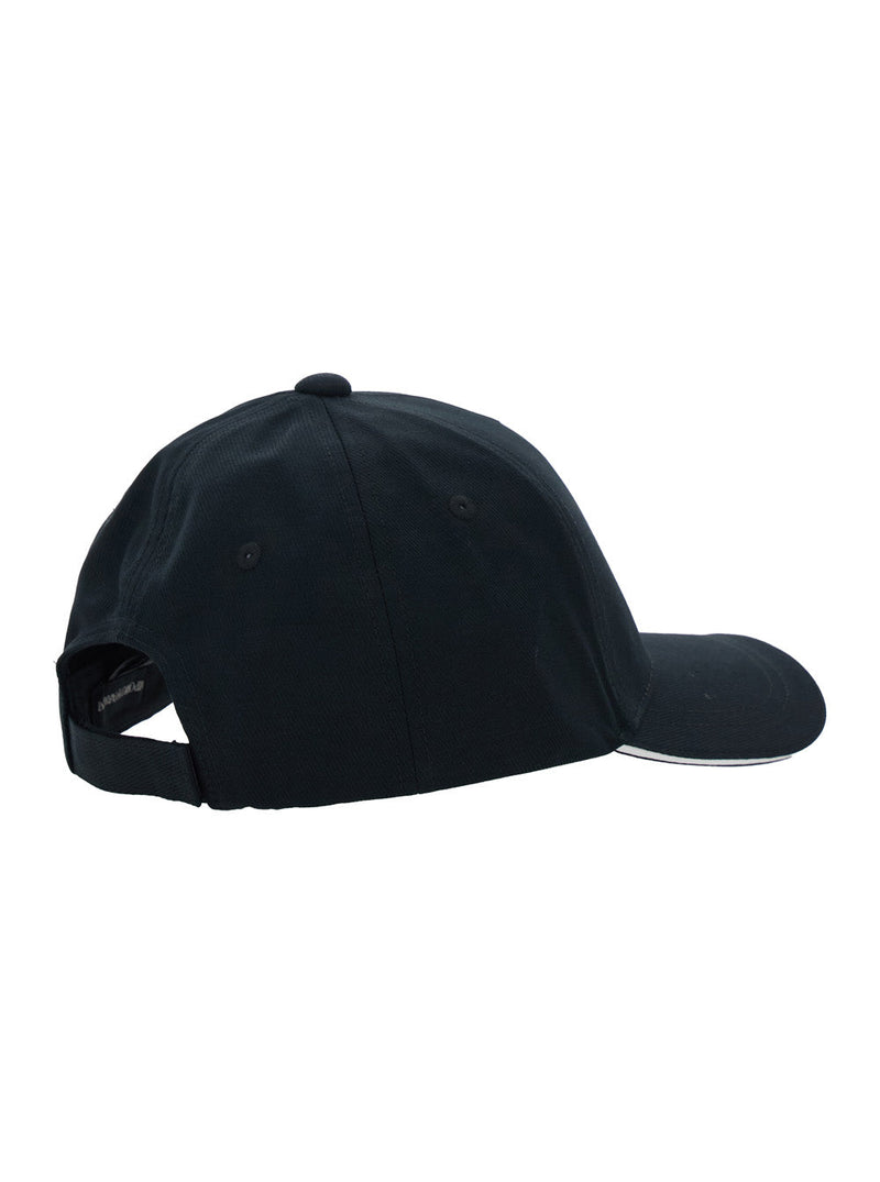 Emporio Armani 627920 Logo-Embroidered Cotton Baseball Cap — Black Caps