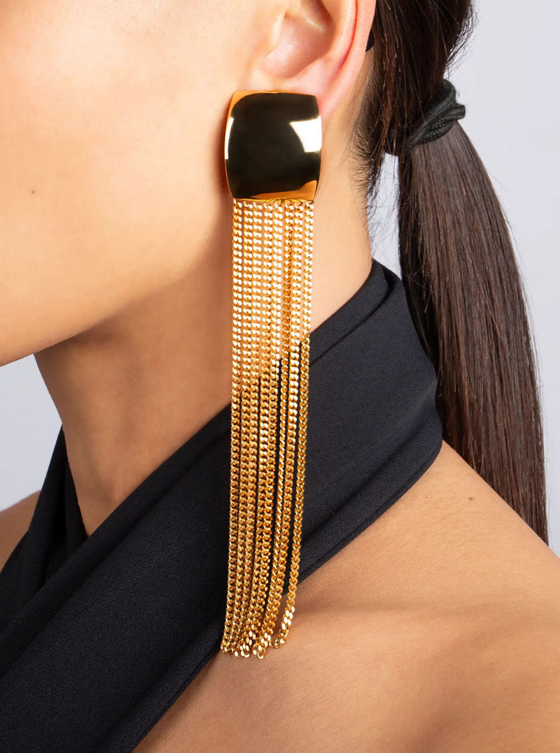 Federica Tosi Julie Earrings — Gold Metal