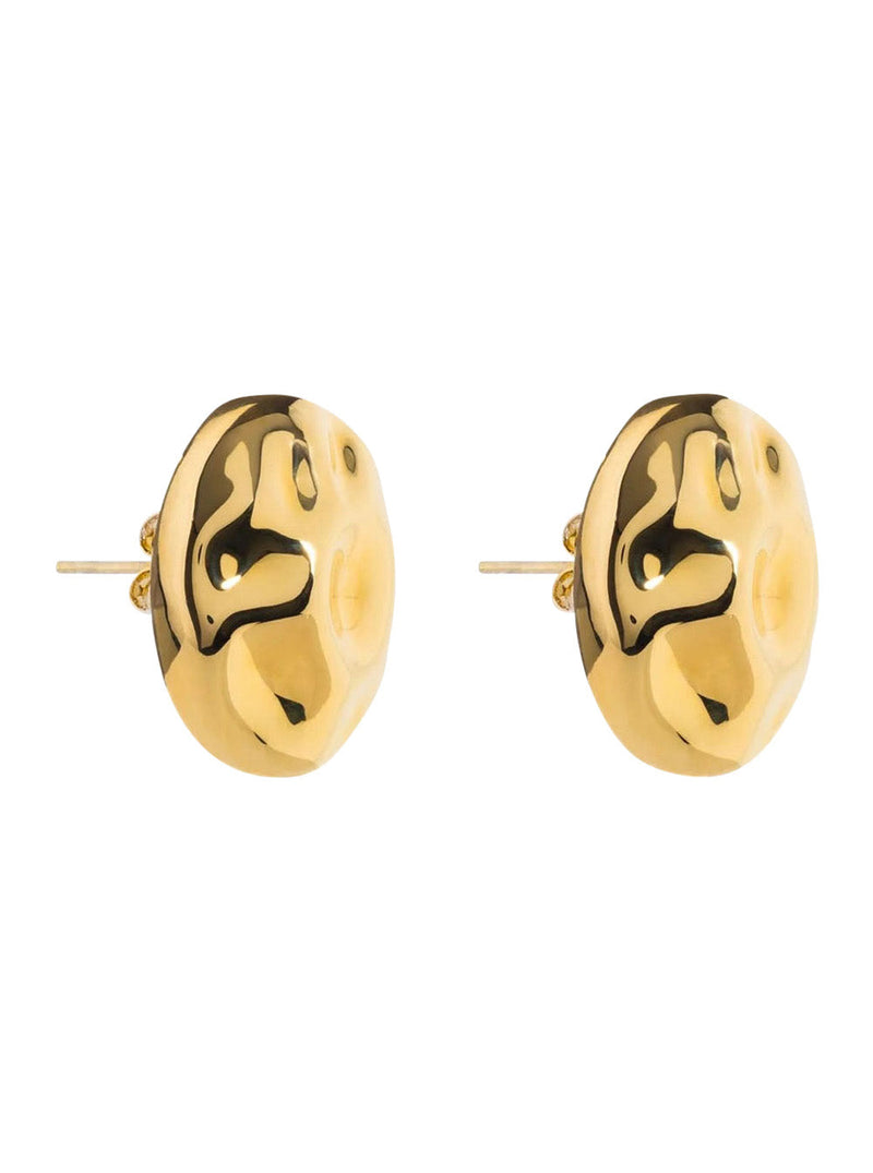 Federica Tosi Rock Earrings — Gold Metal