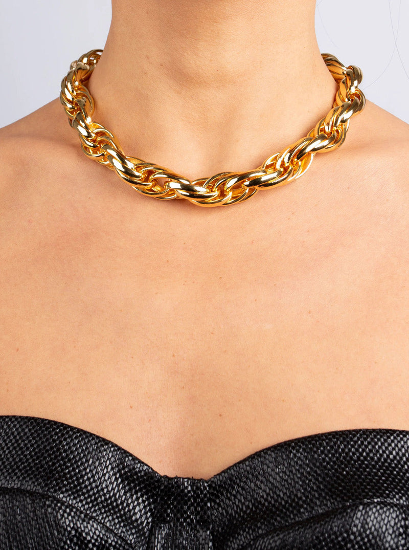 Federica Tosi Necklace — Gold Metal Necklaces