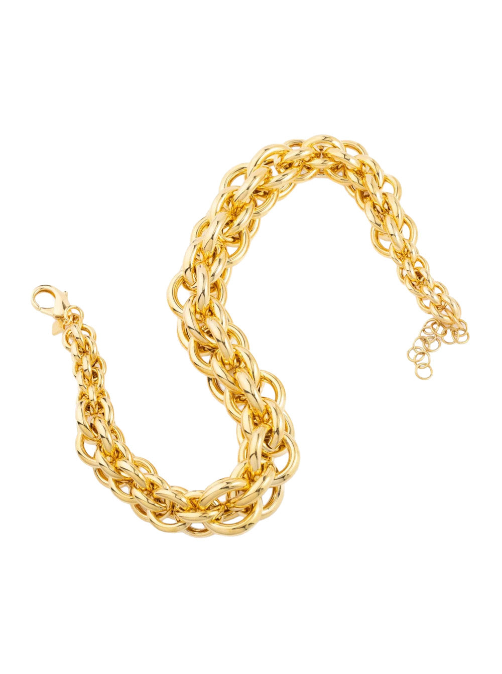 Federica Tosi Twisted Chain 18k Gold Necklace — Necklaces