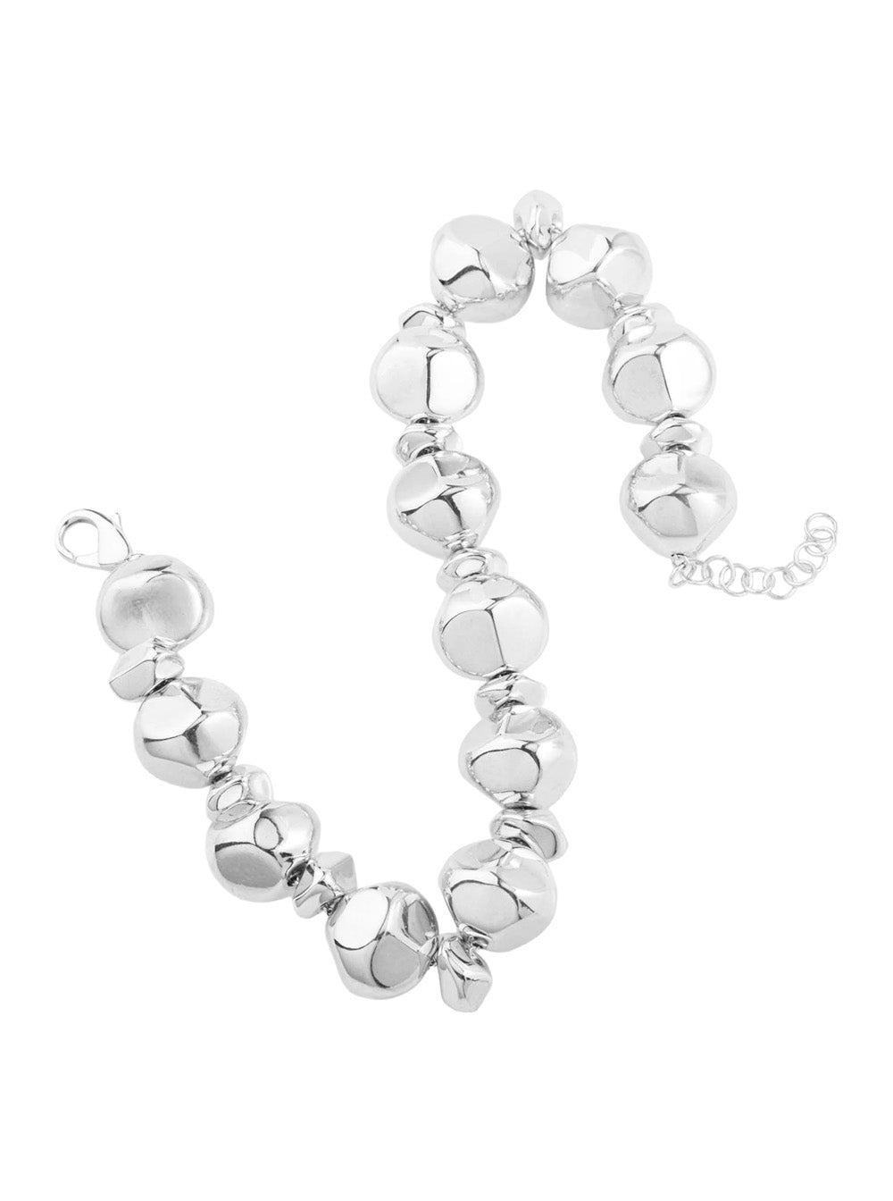 Federica Tosi Lace Mix Stone Necklace — Silver Necklaces