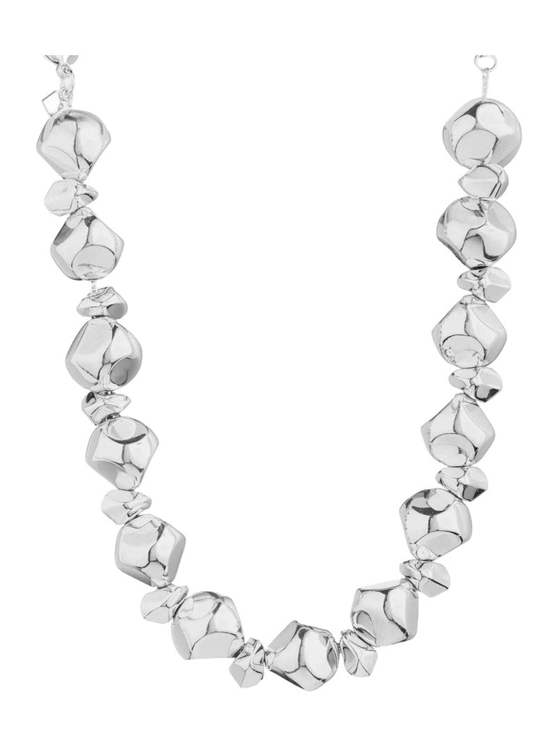 Federica Tosi Lace Mix Stone Necklace — Silver Necklaces