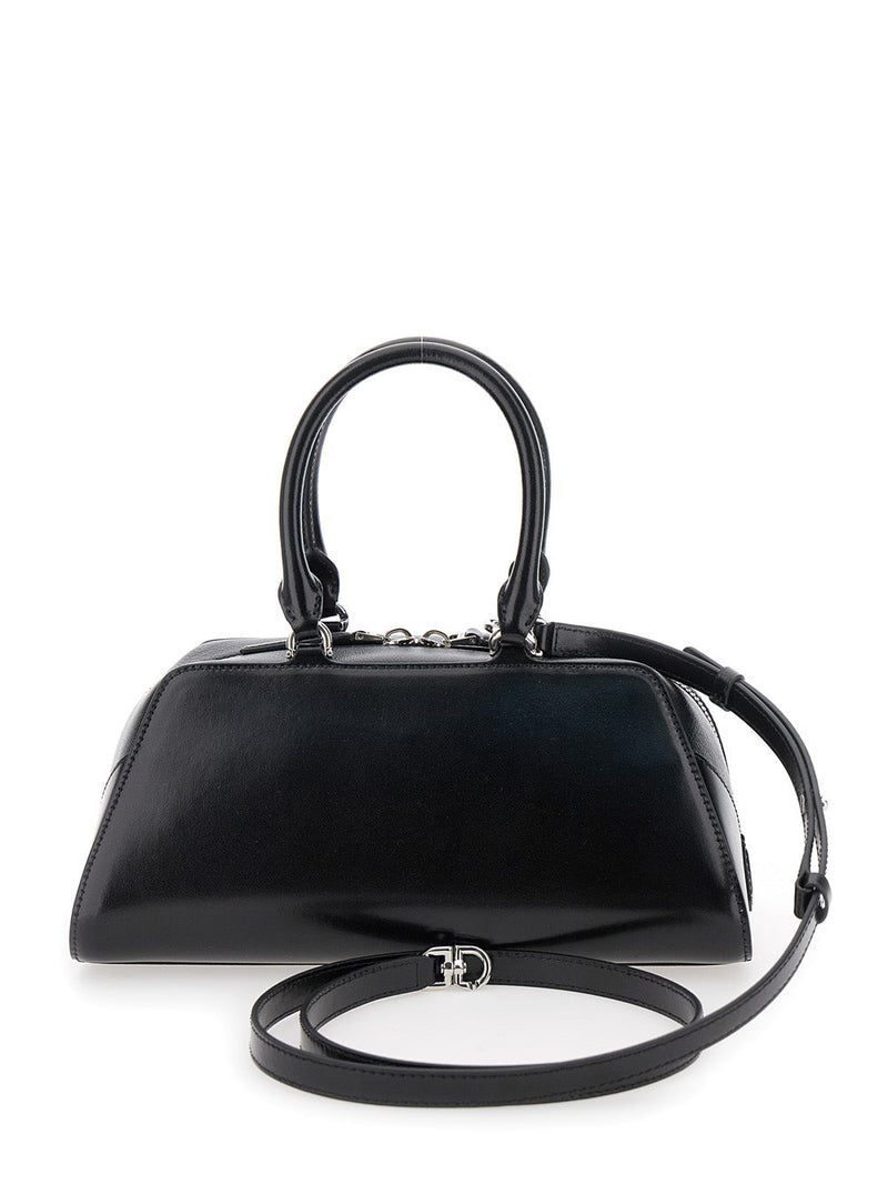 Givenchy Top Handle Bag — Black Calf Leather