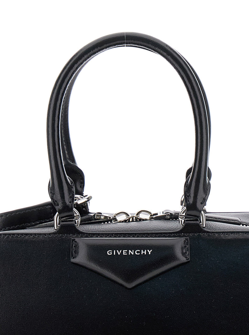 Givenchy Top Handle Bag — Black Calf Leather