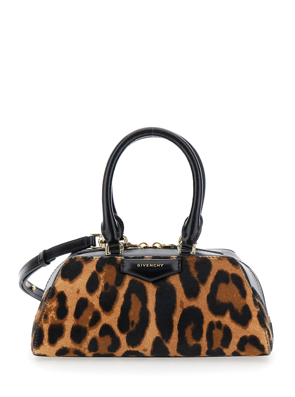 Givenchy Antigona East West Shoulder Bag — Brown Calf Leather
