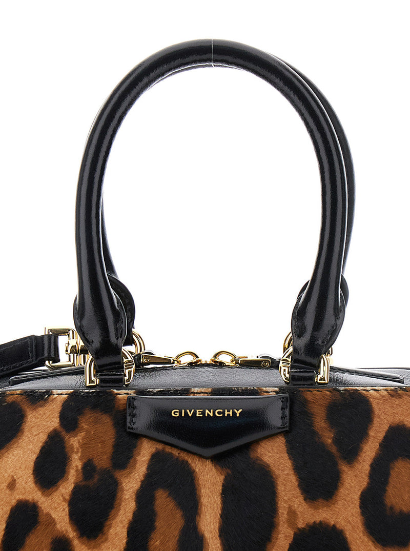 Givenchy Antigona East West Shoulder Bag — Brown Calf Leather