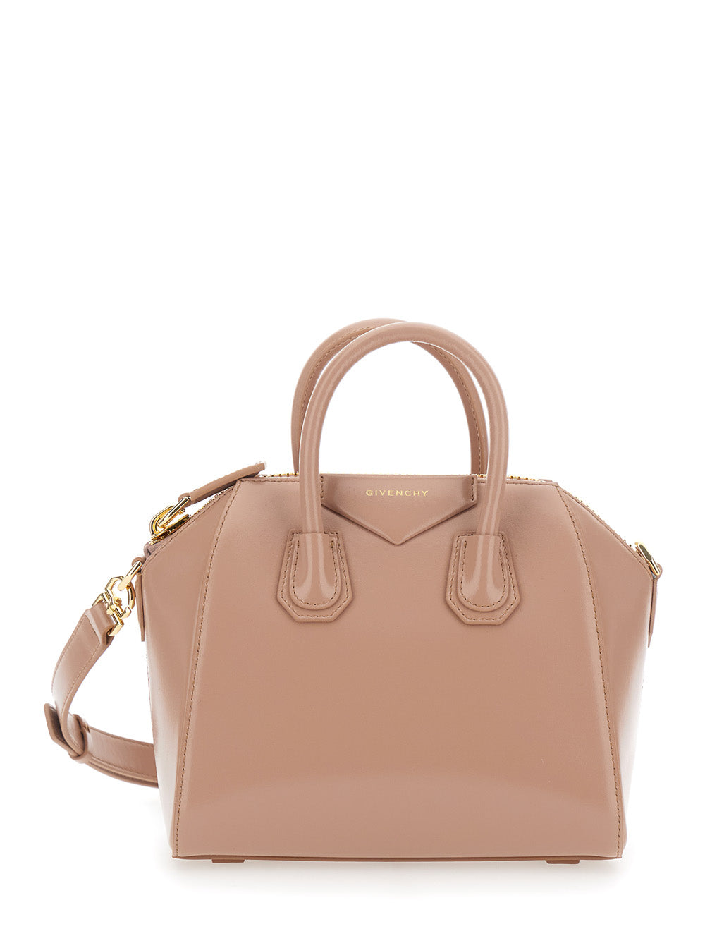 Givenchy Antigona Nv Top Handle Bag — Pink Calf Leather