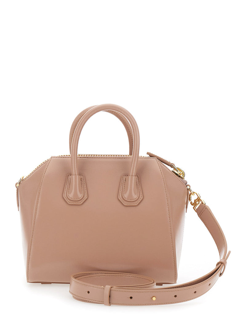 Givenchy Antigona Nv Top Handle Bag — Pink Calf Leather