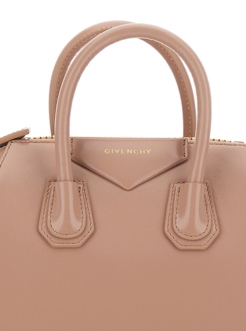 Givenchy Antigona Nv Top Handle Bag — Pink Calf Leather