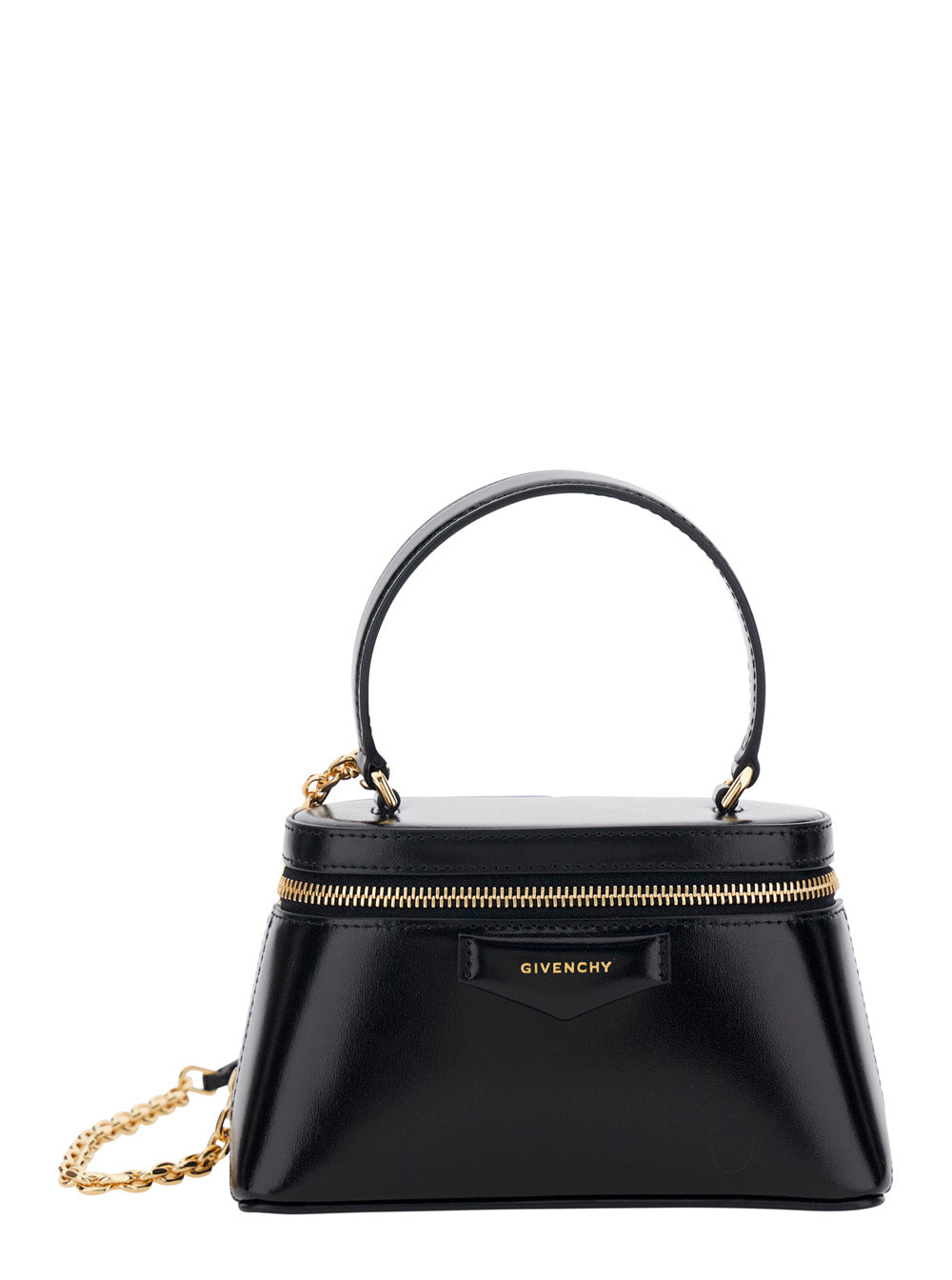 Givenchy Antigona Top Handle Bag — Black Calfskin