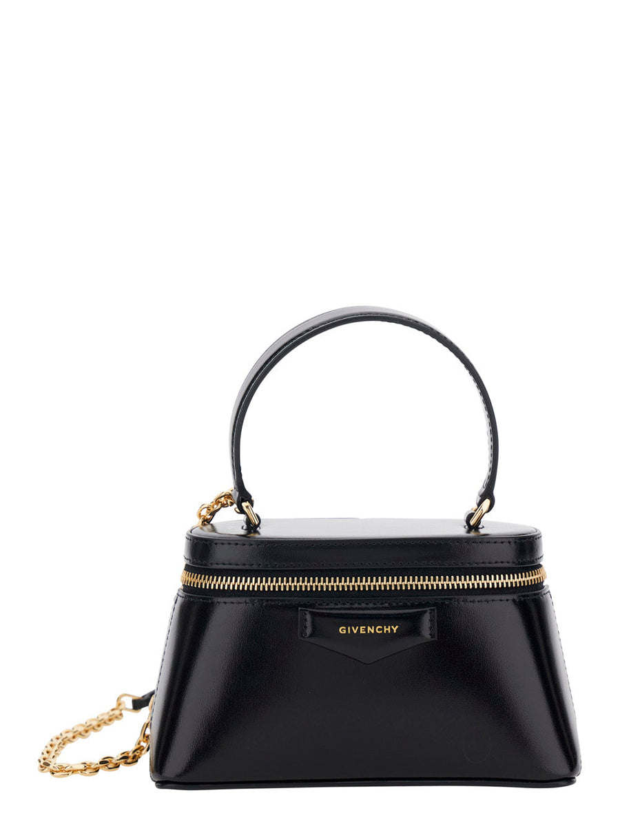 Givenchy Antigona Top Handle Bag — Black Calfskin