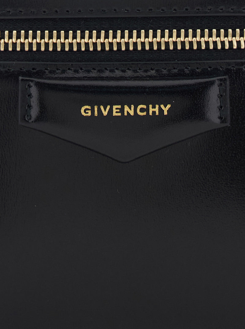 Givenchy Antigona Top Handle Bag — Black Calfskin