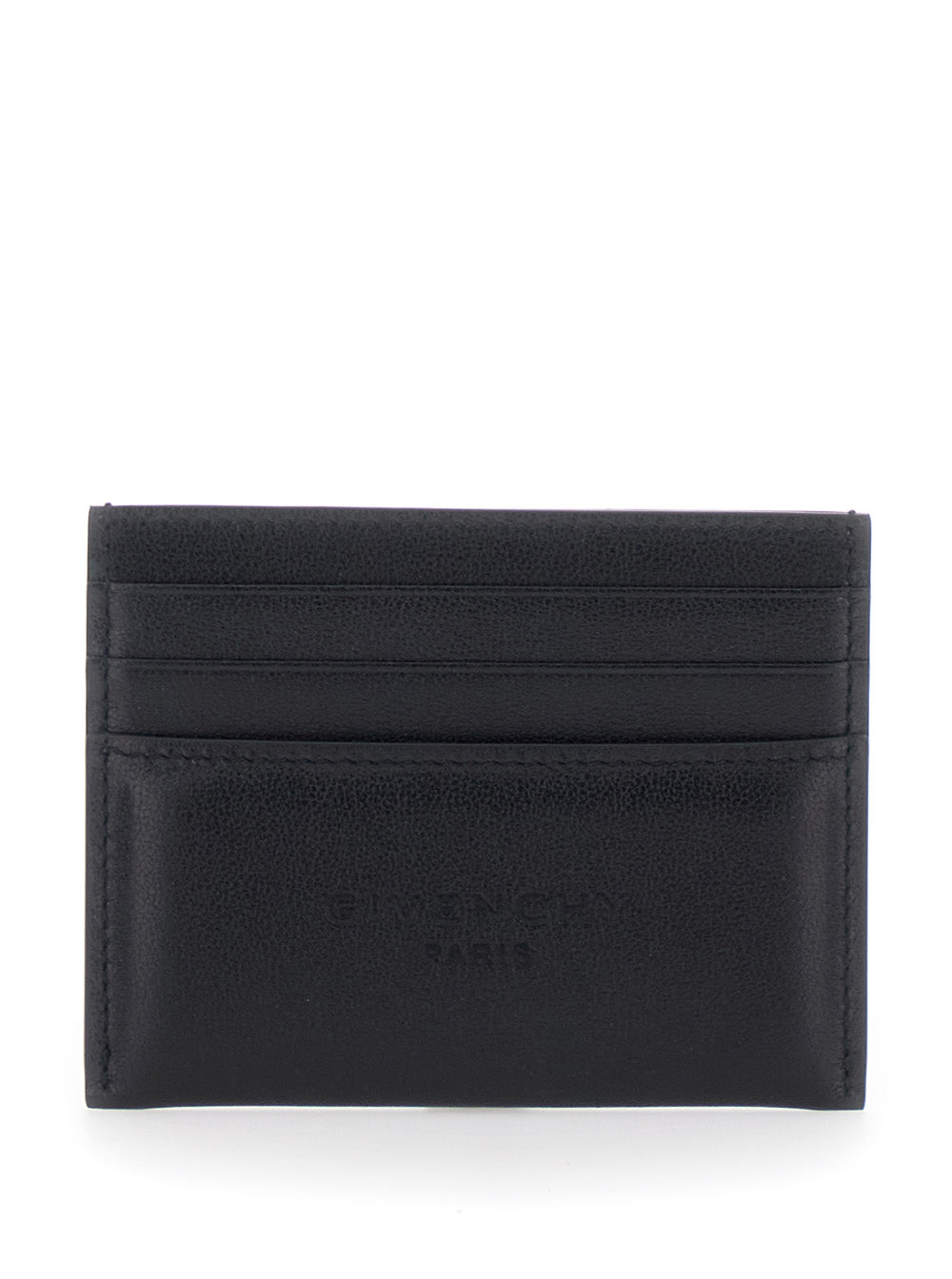 Givenchy Calf Leather Card Case — Black Cases
