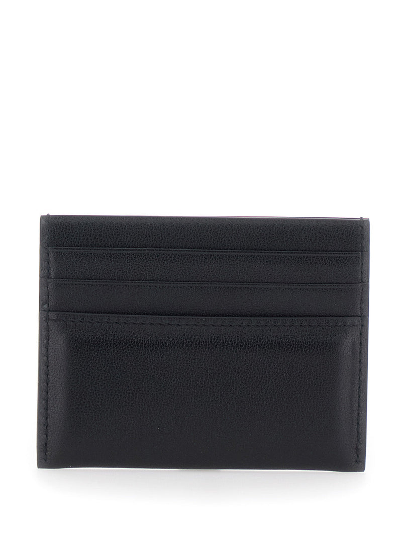 Givenchy Calf Leather Card Case — Black Cases