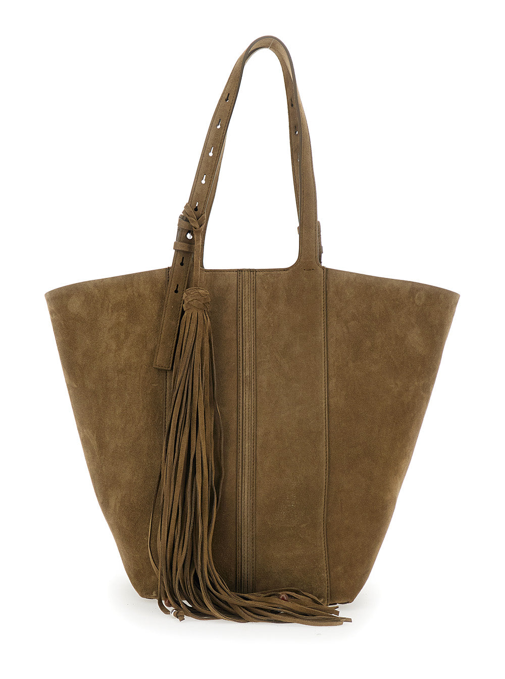 Golden Goose Tote Bag — Green Leather