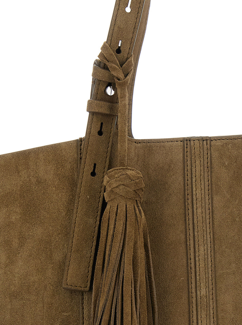 Golden Goose Tote Bag — Green Leather