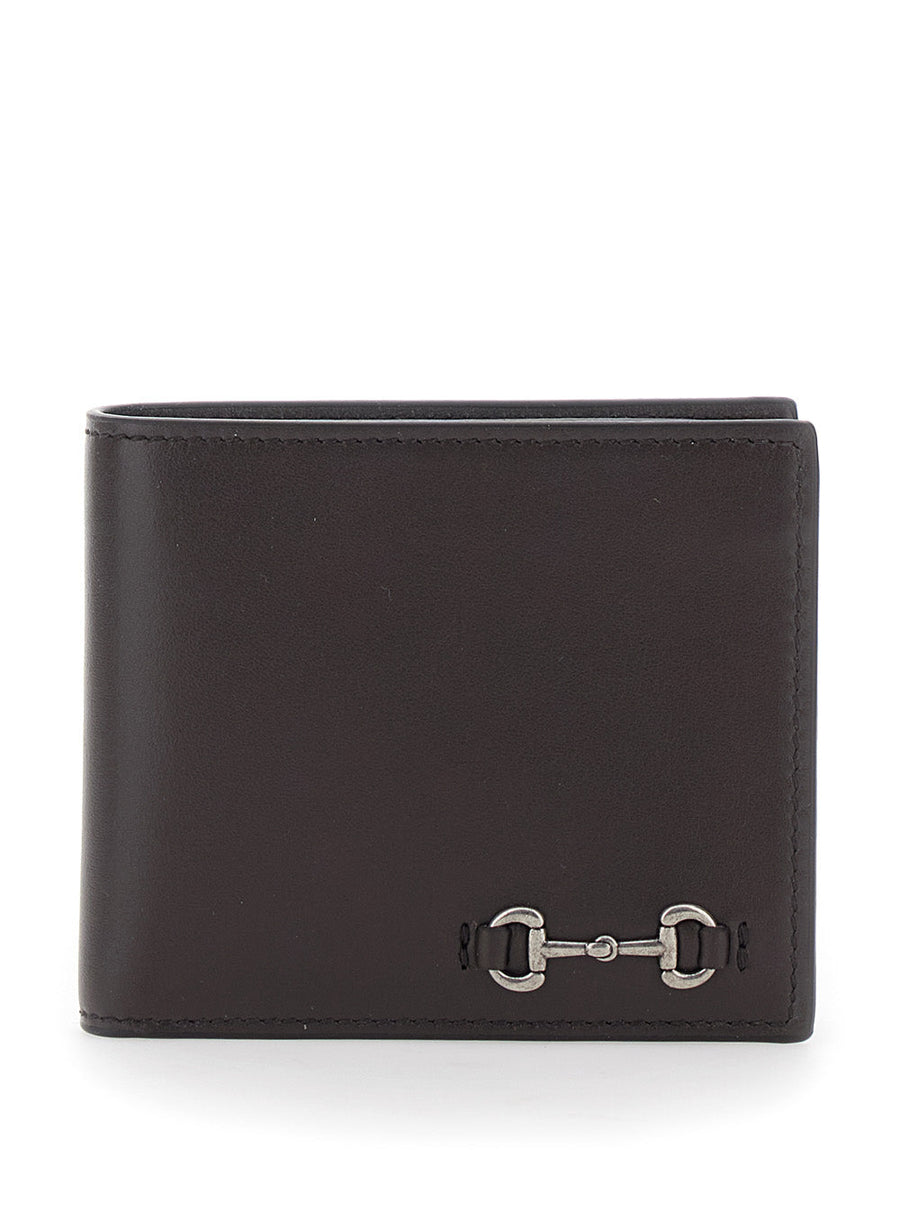 Gucci Horsebit Wallet — Brown Calf Leather