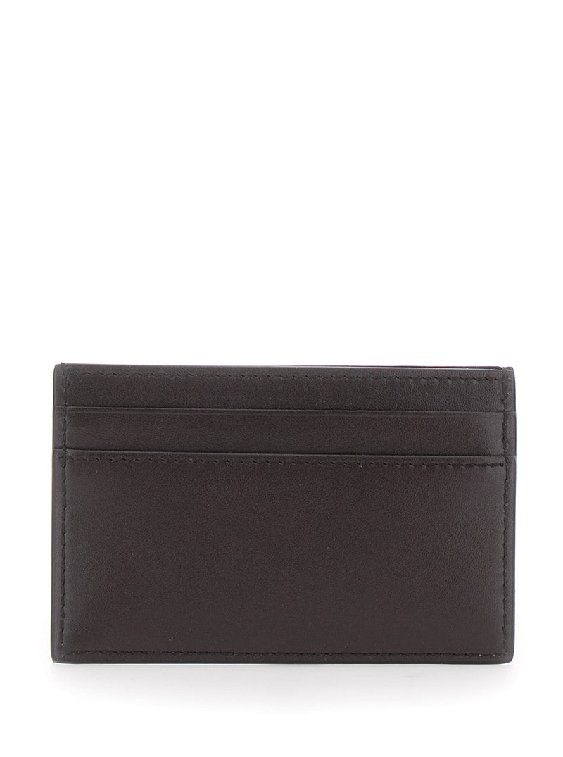 Gucci Horsebit-Detailed Card Case — Brown Calf Leather Cases